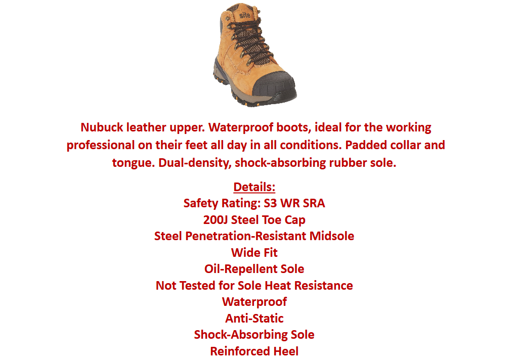 safety rating s3 wr sra